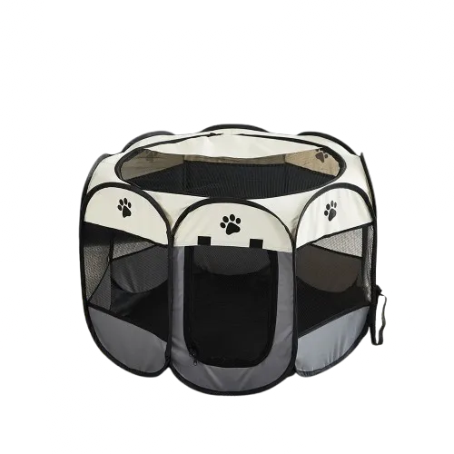 Panier extérieur chat respirant gris