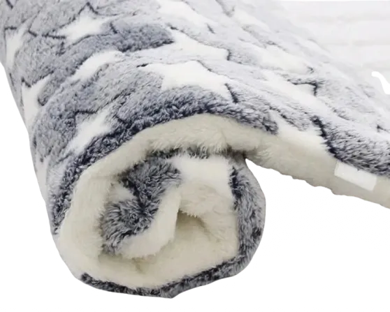 Coussin pour chat a motif bleu 