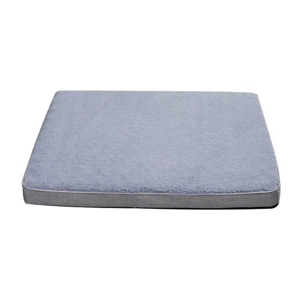 Coussin matelas chauffant gris