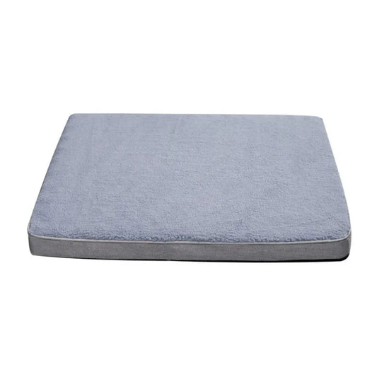 Coussin matelas chauffant gris