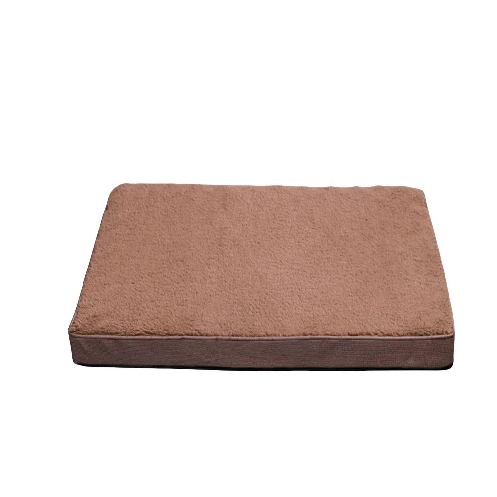 Coussin matelas chauffant marron