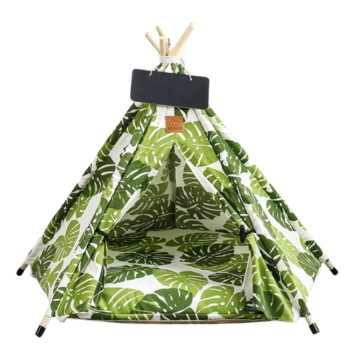 Grand tipi pour chat motif tortues