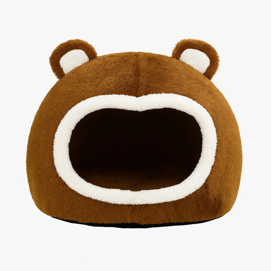 Grotte douce pour chat