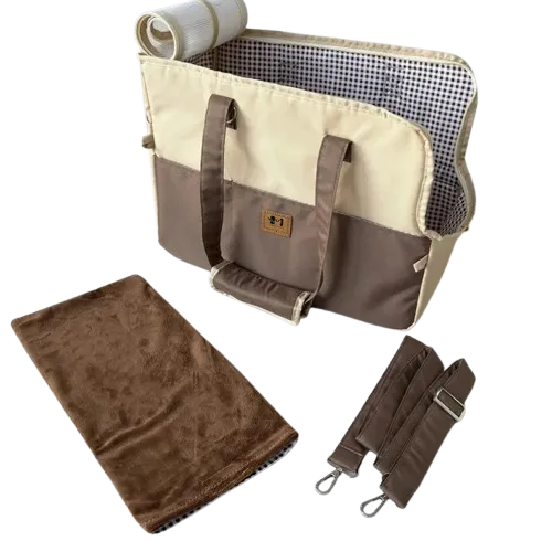 Panier chat voiture/extérieur marron