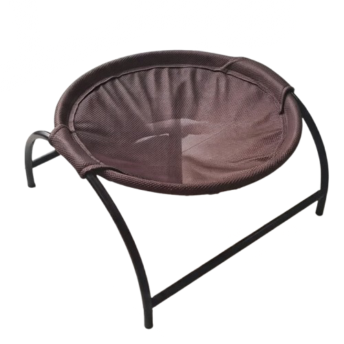 Panier en hauteur pour chat hamac de couleur marron