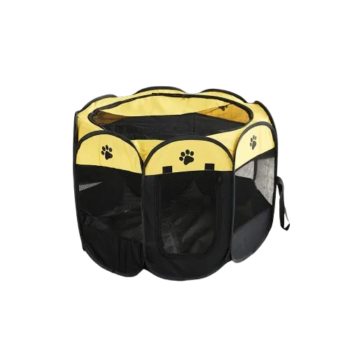 Panier extérieur chat respirant jaune