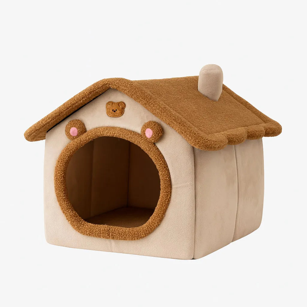 Panier fermé pour chat cocoon