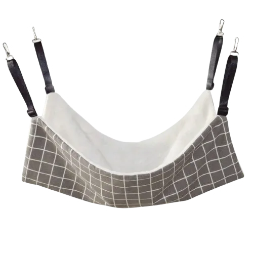 Panier hamac chat motif carré