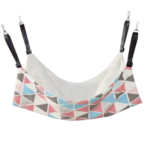 Panier hamac chat motif mosaïque