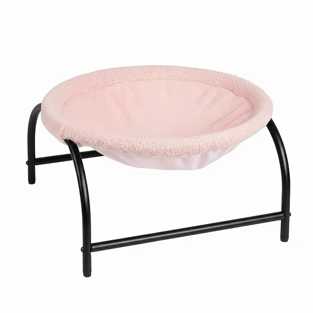 Panier hauteur hamac de couleur rose clair