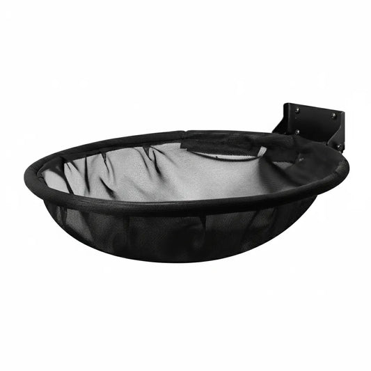 Panier mural chat forme de nid noir