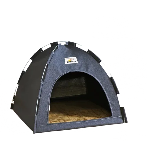 Tente pour chat gris