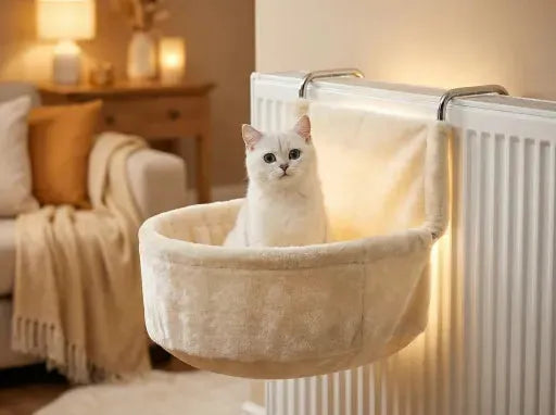 chat dans panier radiateur
