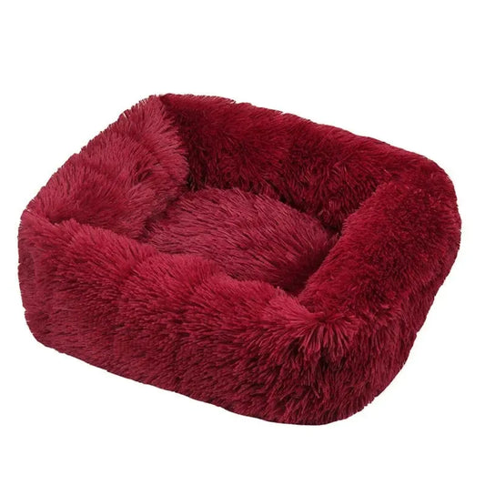 Coussin chat ovale Rouge