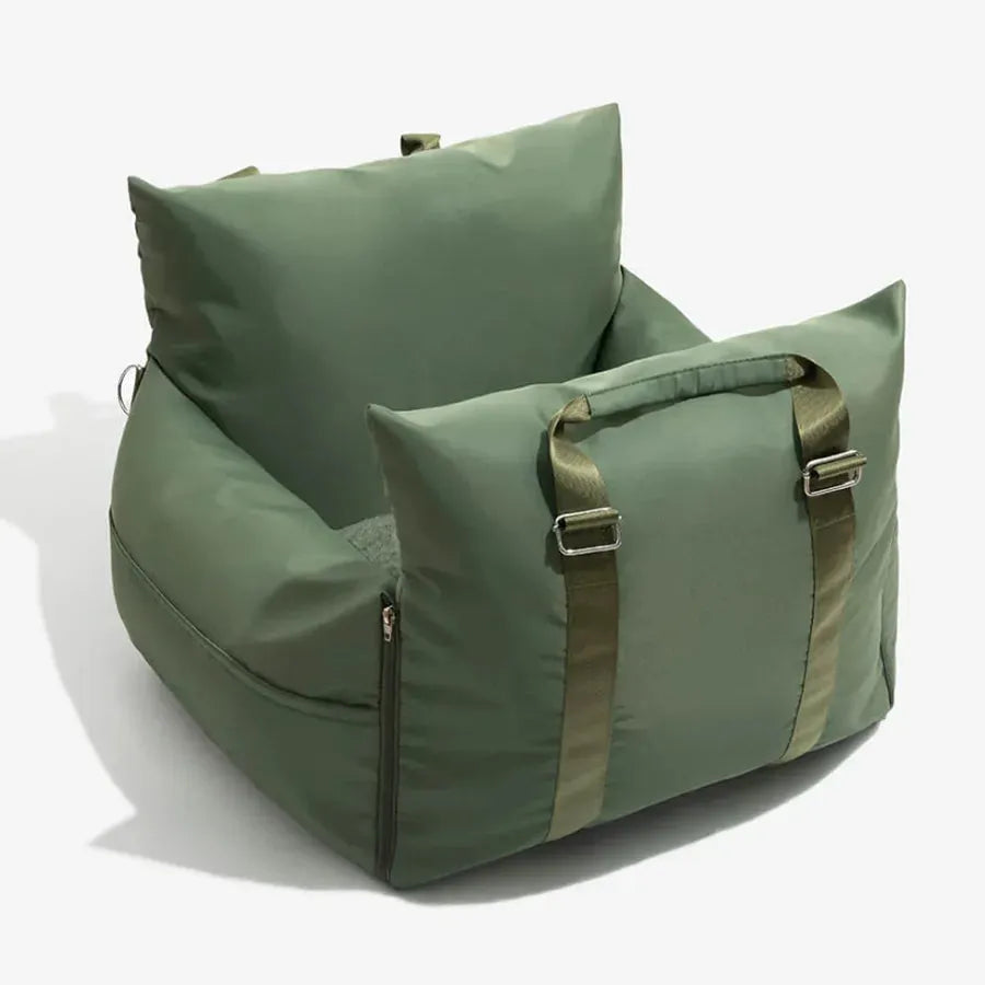 panier transport pour chat vert